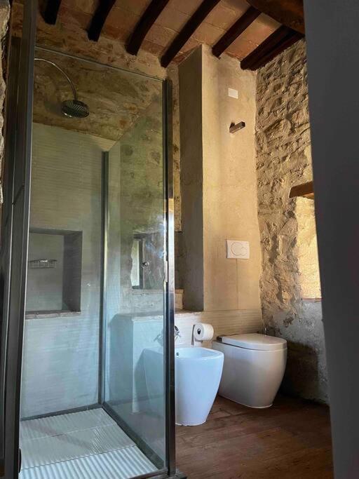 Medieval Tower In Umbria With Swimming Pool Montelagello Eksteriør bilde