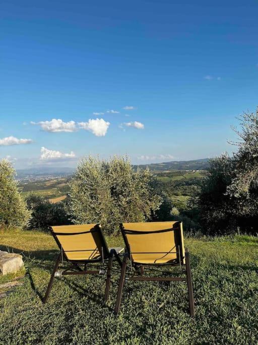 Medieval Tower In Umbria With Swimming Pool Montelagello Eksteriør bilde