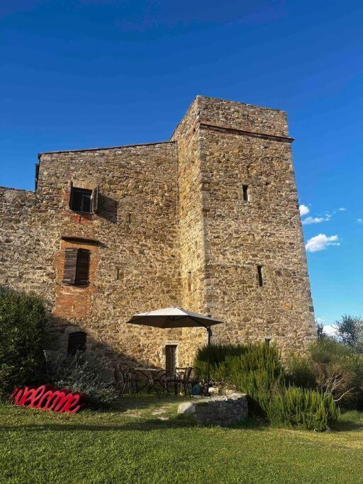 Medieval Tower In Umbria With Swimming Pool Montelagello Eksteriør bilde