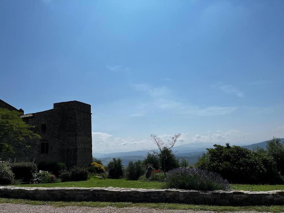 Medieval Tower In Umbria With Swimming Pool Montelagello Eksteriør bilde